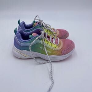 Girls Skechers Size 1 - SN 302362L - Color Code MLT - Multicolored - Pre Owned